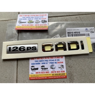 chữ 126 PS CRDI xịn chính hãng Huyndai