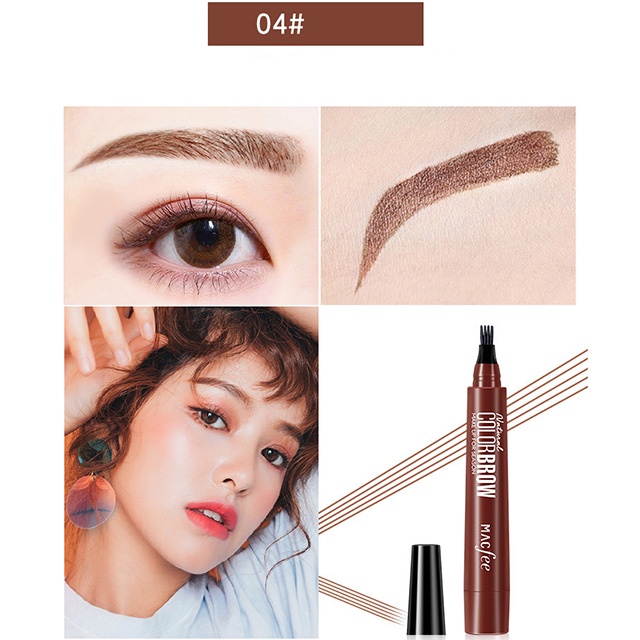 Bút Kẻ Mày Macfee Color Brow Phẩy Sợi 4D