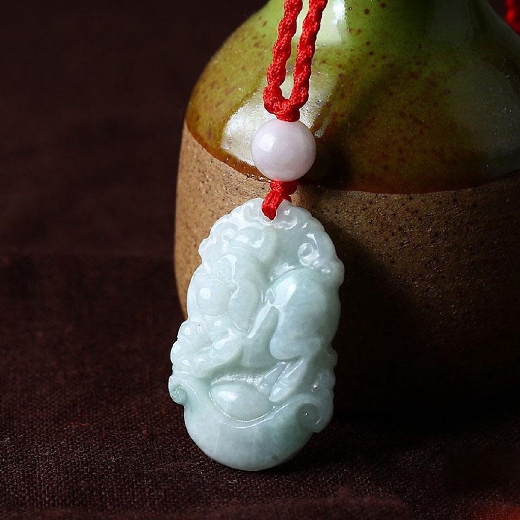 Mặt Dây Chuyền 12 Con Giáp tặng kèm màu đỏ