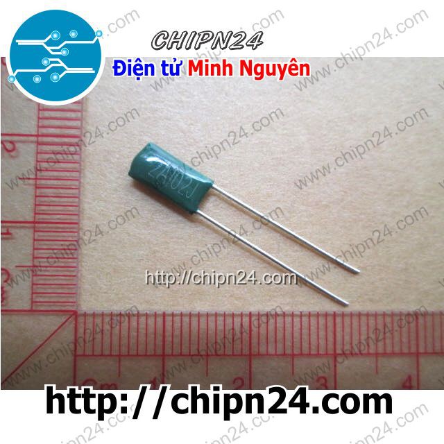 [10 CON] Tụ mica 102J 102 100V (1nF-100V)