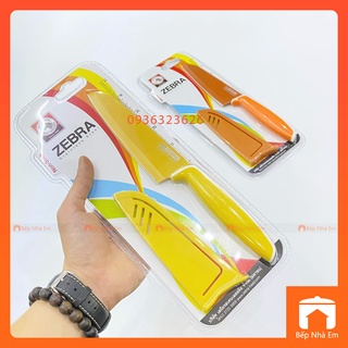 Dao zebra chống dính 5.0" có nắp đậy nhiều màu - 100503 - hàng nhập khẩu thái lan