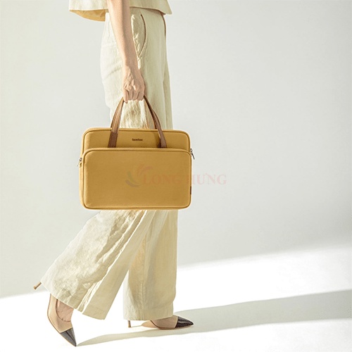 Túi xách chống sốc Tomtoc Premium Laptop Handbag Mbook Pro 14 inch H21-C01 - Hàng chính hãng