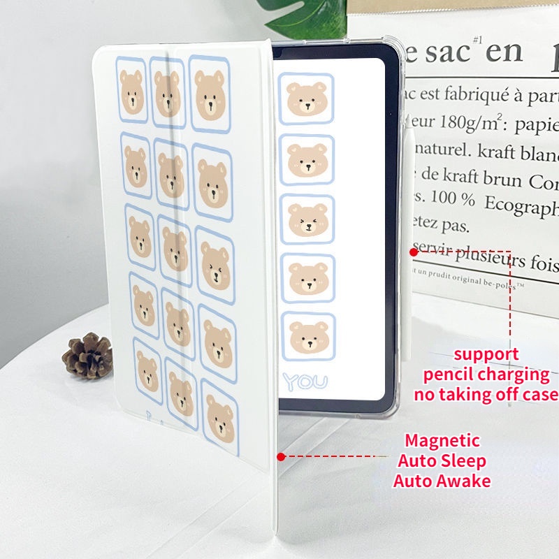 Ốp Bảo Vệ Máy Tính Bảng Có Túi Khí Và Ngăn Đựng Bút Cho Ipad Pro 12.9 Air 5th 2022 9th 8th 7th 6th Pro 11 Inch Air 4 3 2 Mini 6 5 10.2'' 10.5'' 10.9'' 9.7''