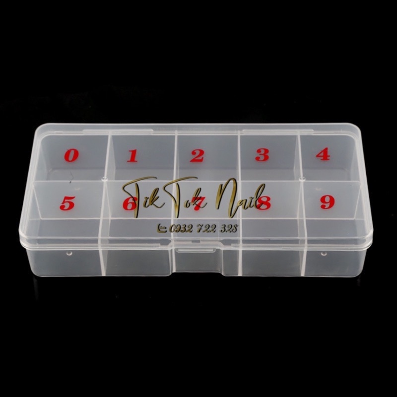 hộp nhựa đựng móng 10 số và 11 số