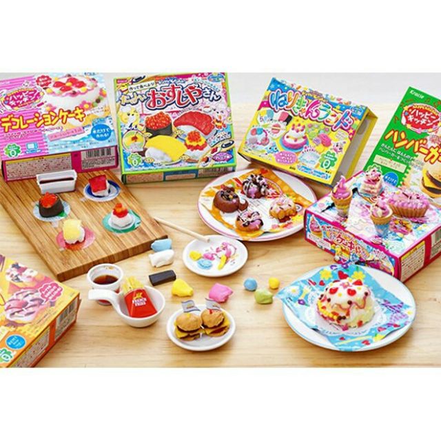 Popin Cookin làm kẹo, kem, bánh, tạo hình nhân vật_ Đồ chơi giáo dục Nhật Bản