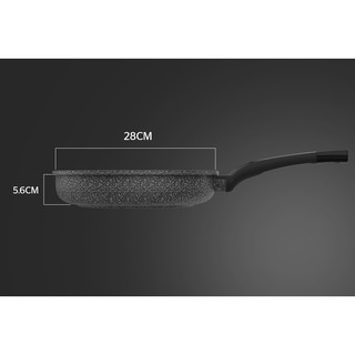 Chảo siêu bền đá SUNHOUSE SBD28 28cm