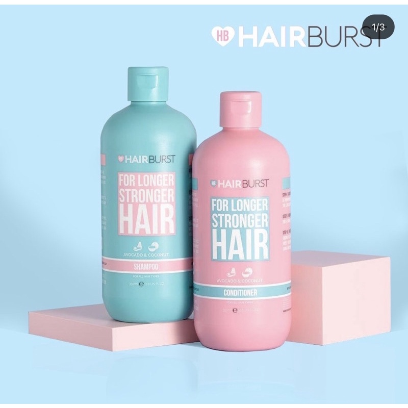 [ Bill US ] Set gội + xã + kẹo Hair Burst SALE 50% !!