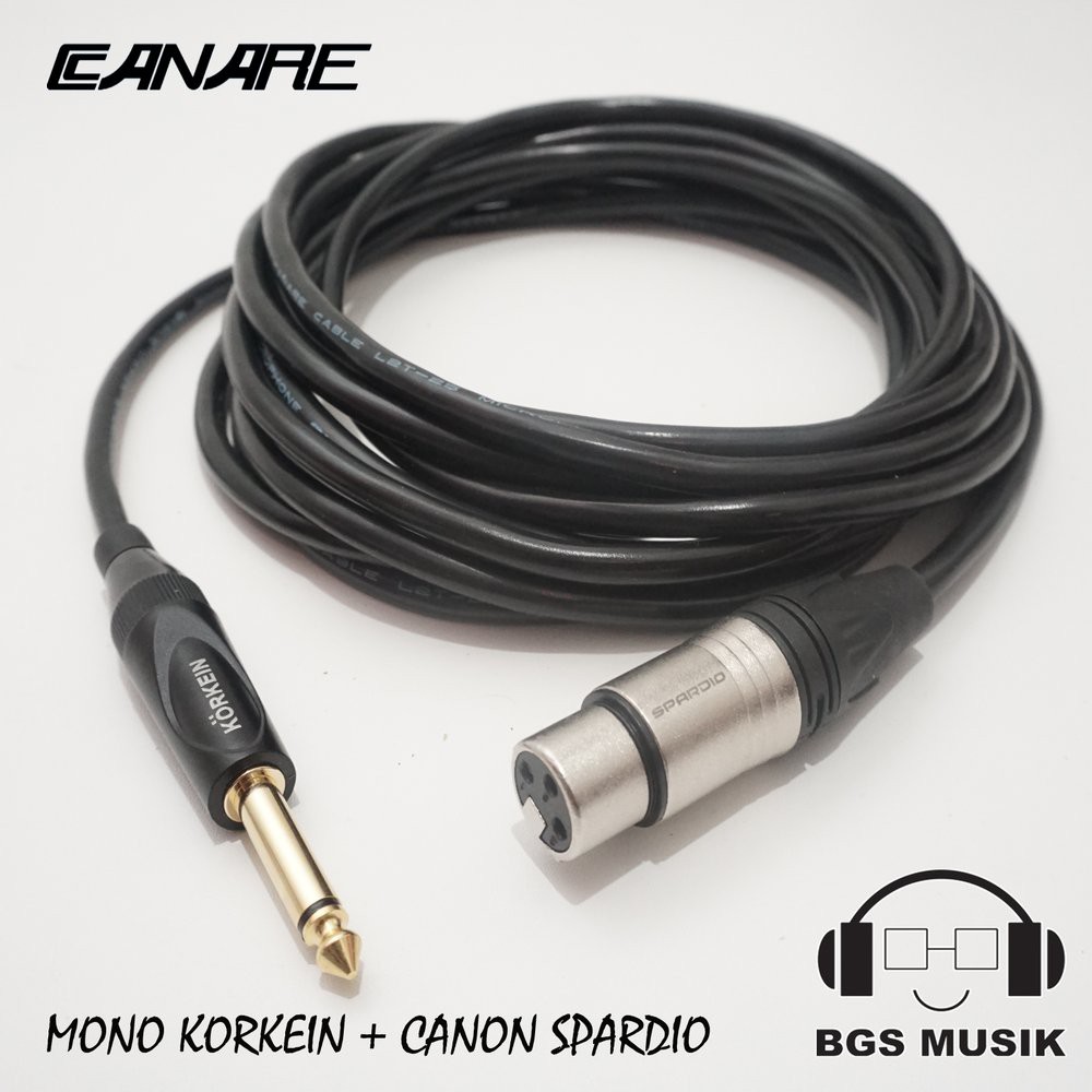 Cáp chuyển đổi từ cổng 6M sang cổng mono cho micro canon