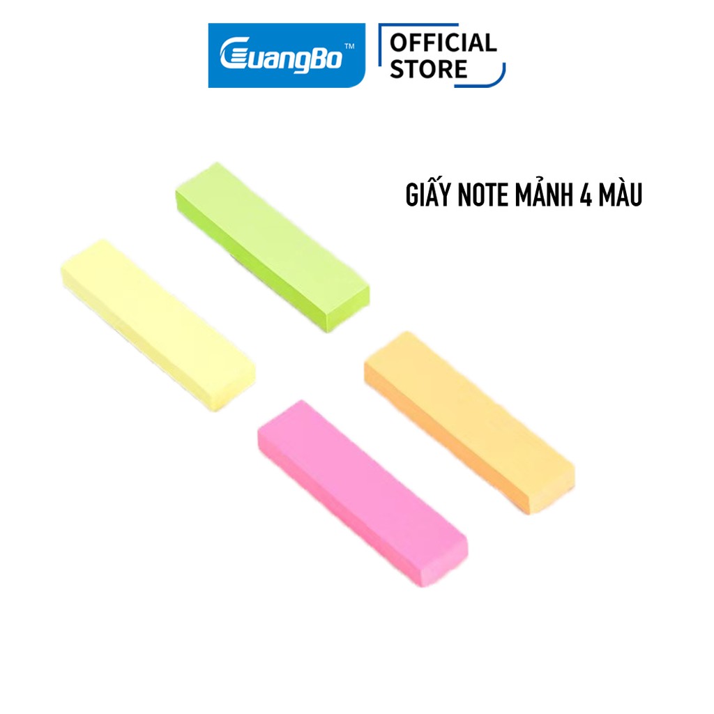 Giấy note 4 màu dọc GuangBo ZGT9372