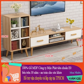 Made in VN Kệ Tivi Hiện Đại AN033 Nhỏ Gọn Hữu Ích Trong Căn Hộ gỗ mdf 17mm công ty Mộc Phát  độ bền trên 30 năm AN033