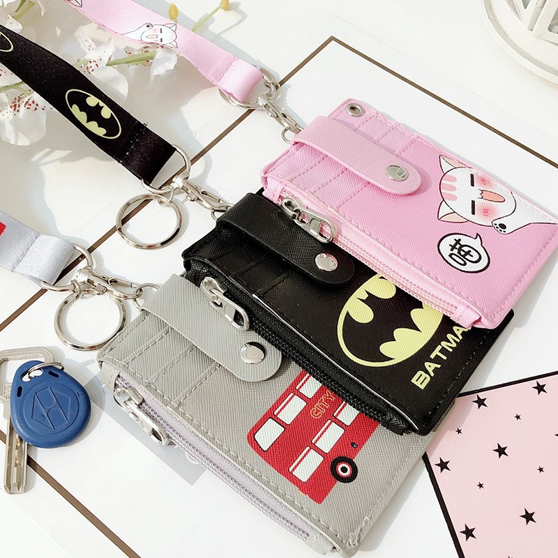 Bộ ví đựng thẻ đa năng hình hoạt hình Totoro sáng tạo