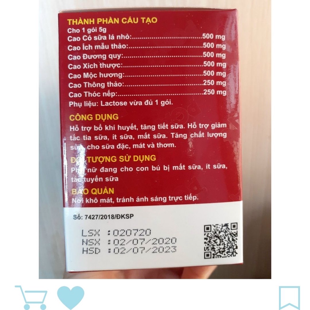 Cốm lợi sữa pqa cho bà bầu OLEOVA RD11