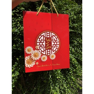 Túi giấy trung 22x28x10cm đựng hộp yến sào cao cấp 100g