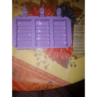 Khuôn kem silicon.