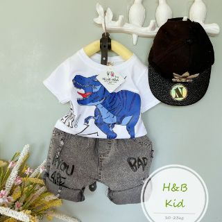 Set bộ đồ khủng long bạo chúa cho bé trai