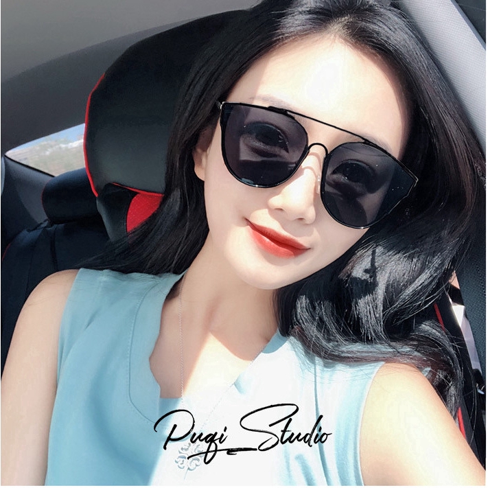 Kính râm kiểu dáng mắt mèo sành điệu thời trang cho nữ SAMJUNE