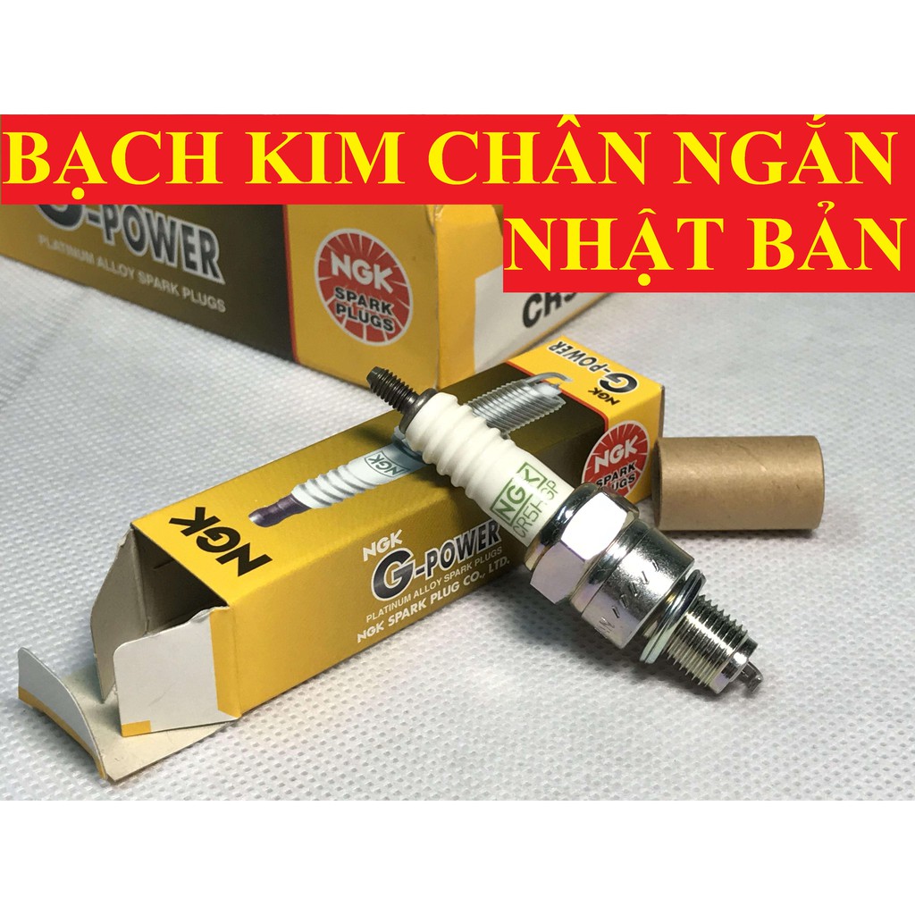 Bugi NGK CR5HGP Bạch Kim Cho Dream, Wave Nhỏ, Future đầu, Sirius, Jupiter, Mio, Nouvo1/2/3, Attila (Chân Ngắn - Nhật)