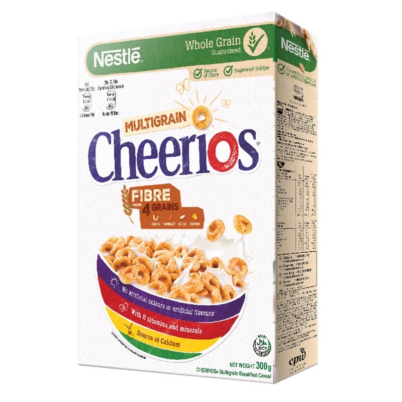 [Tặng bộ 3ly sứ]4 Hộp Ngũ Cốc ăn sáng Nestle CHEERIOS 300g