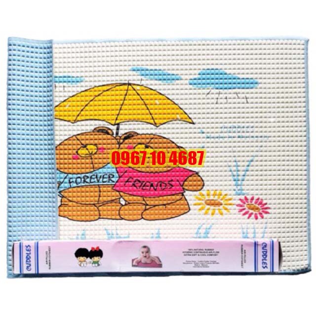 NỆM CAO SU THOÁNG MÁT CHO BÉ NHẬP KHẨU MALAYSIA