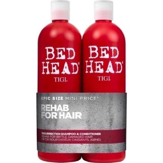 ( CHÍNH HÃNG ) Cặp Dầu Gội Xả TIGI 750ml ( Đỏ, xanh, tím, catwalk, trắng )