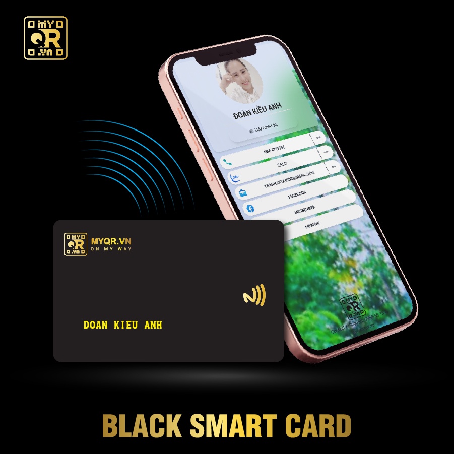 Thẻ cá nhân thông minh 1 chạm - Smart card ID - Card điện tử