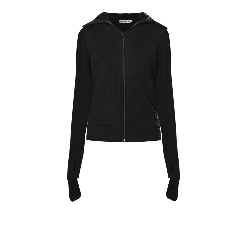 Phúc An - Áo khoác nữ khẩu trang chống nắng hiệu quả. 4043den