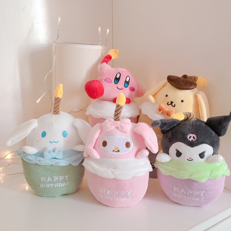 Thú Nhồi Bông Hình Nhân Vật Sanrio My Melody Kuromi Đáng Yêu Dùng Làm Quà Tặng Sinh Nhật