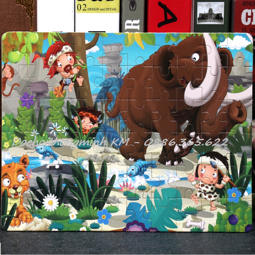 CHỌN MẪU - Ghép hình Puzzle bảng gỗ MẪU 60 MẢNH