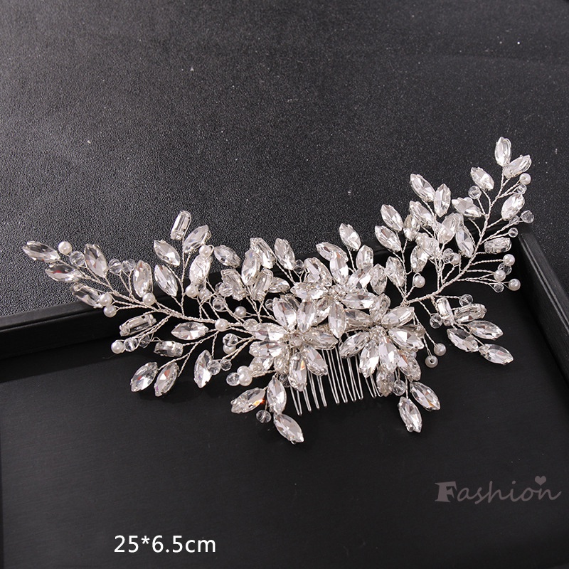 Lược Cài Tóc Đính Đá Thời Trang Dành Cho Nữ