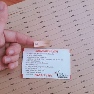 in tem giấy kraft -In Bạch Dương