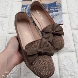 Giày bệt gót vuông 3cm siêu xinh😍