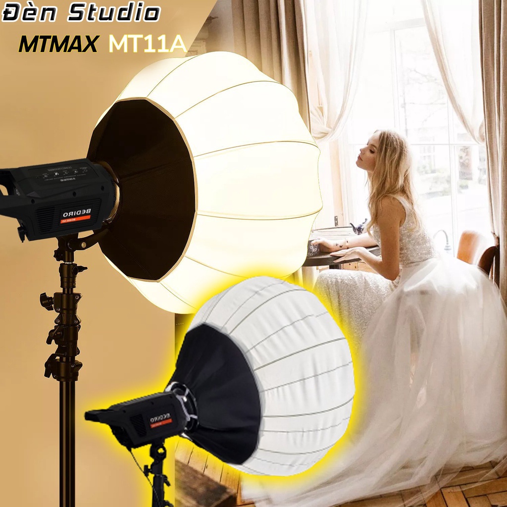 Đèn mặt trăng MTMAX MT11A kèm chân đèn chắc chắn đèn chuyên studio chụp ảnh quay phim make up