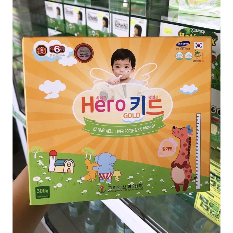 Hero Kid Gold (kèm quà tặng) - Cam kết bé ăn ngon, tăng sức đề kháng, phát triển chiều cao | BigBuy360 - bigbuy360.vn