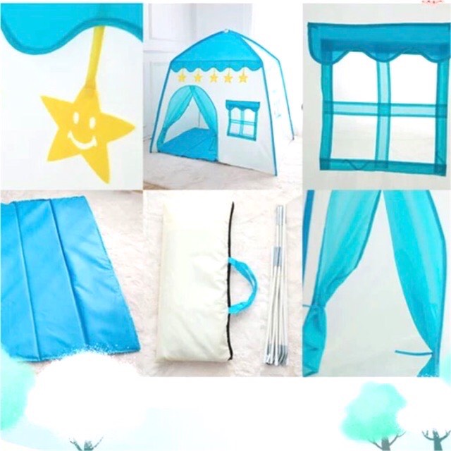 Lều công chúa ,hoàng tử cho bé, mẫu hình ngôi nhà S2