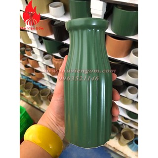 [ Sỉ ] Lọ hoa thắt nơ chuẩn Bát Tràng