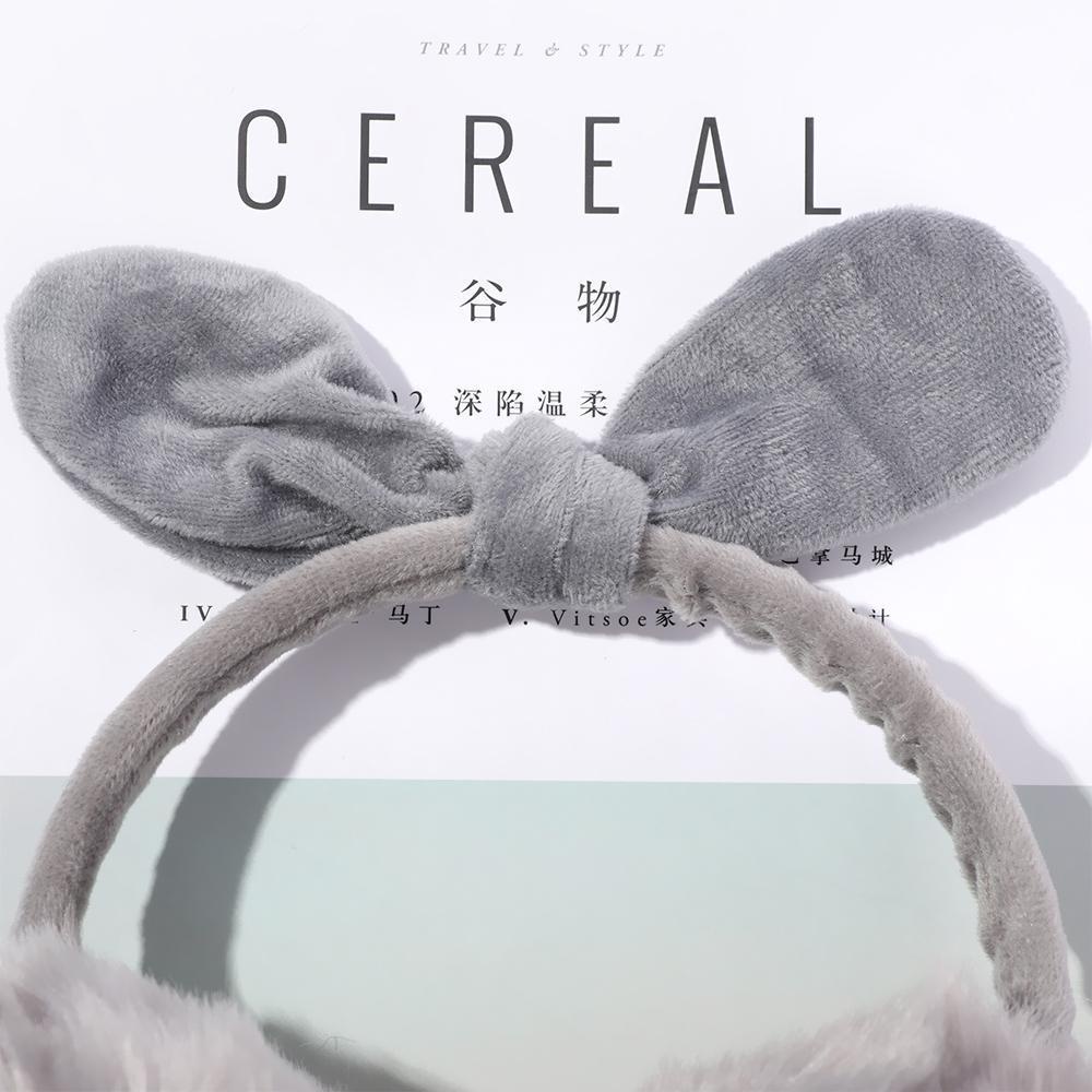 Okdeals Chụp Tai Giữ Ấm Mùa Đông Đính Nơ