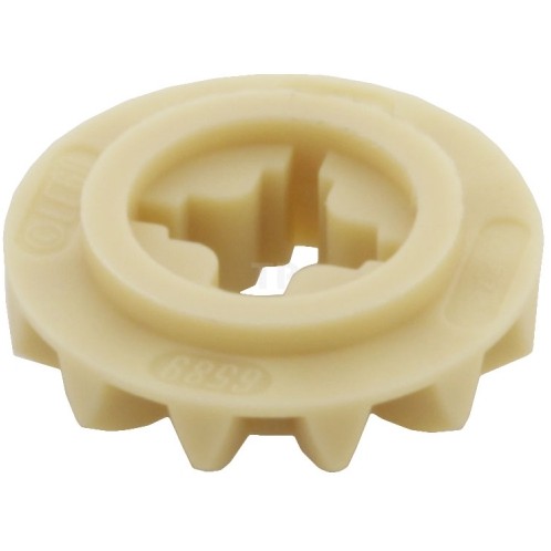 LEGO Technic Bánh Răng Côn 12 Răng Hình Nón, Màu Vàng Cát ID 4565452 6589