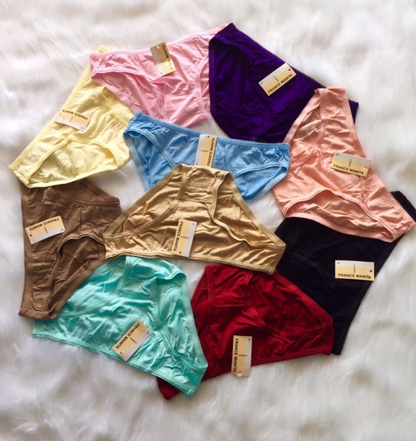 10 QUẦN LÓT COTTON TRƠN LOẠI 1