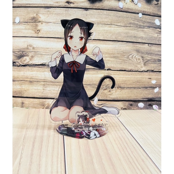 Standee để bàn Kaguya Sama-love ls war size to mica trong/tượng mô hình anime Kaguya Sama