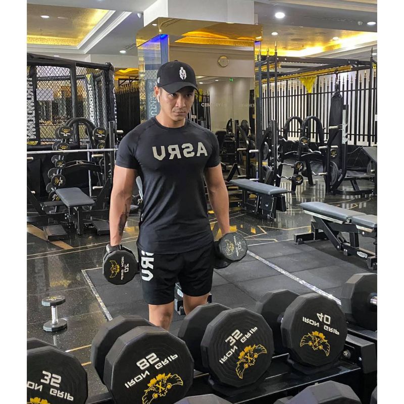 Độ bộ nam tập gym hay đồ bộ mặc nhà chất thu co giãn thoáng mát