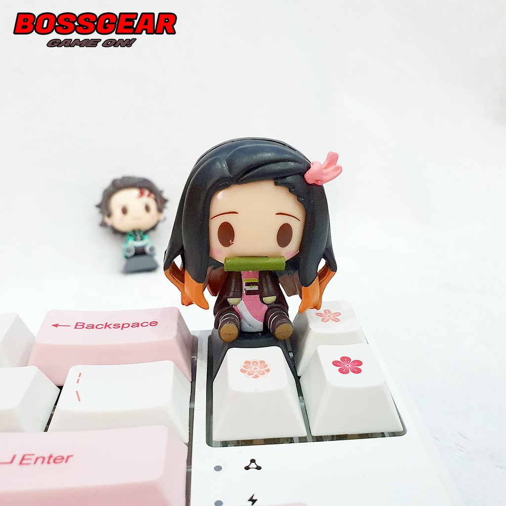 Keycap lẻ hình Nhân Vật Demon Slayer Chibi siêu dễ thương ( Kimetsu no Yaiba,Tanjirou,Zenitsu,Inosuke,Nezuko)