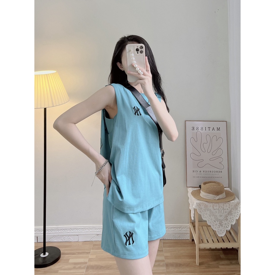 Bộ thể thao nữ chất vải cotton 100% cao cấp, đồ bộ thun tay ngắn đủ size Choose Us 001