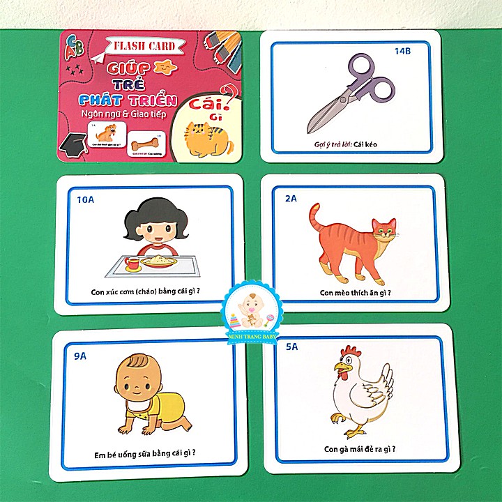 Bộ Thẻ Học 300 Câu Hỏi - Trả Lời Cho Bé Phát triển Tư Duy