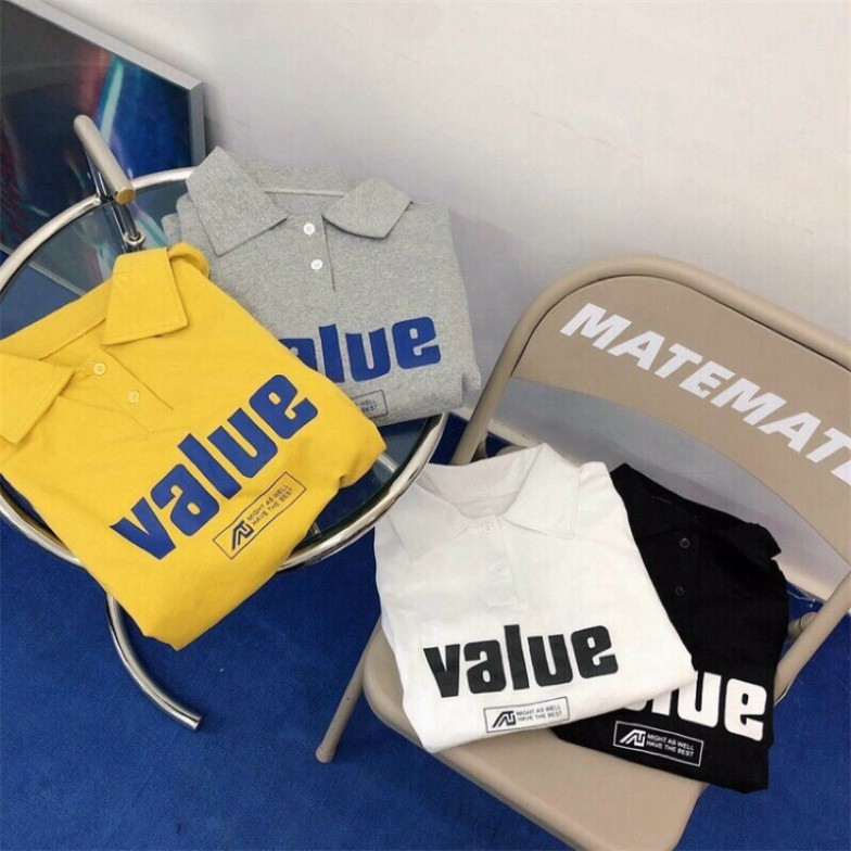 Áo Thun Unisex, Áo Polo Nam Nữ VALUE Freesizekg  40kg - 55kg | BigBuy360 - bigbuy360.vn