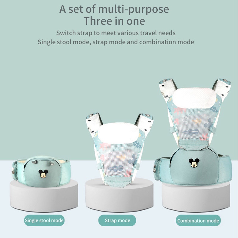 Đai Địu Em Bé Họa Tiết Hoạt Hình Disney Tiện Dụng Cho Du Lịch