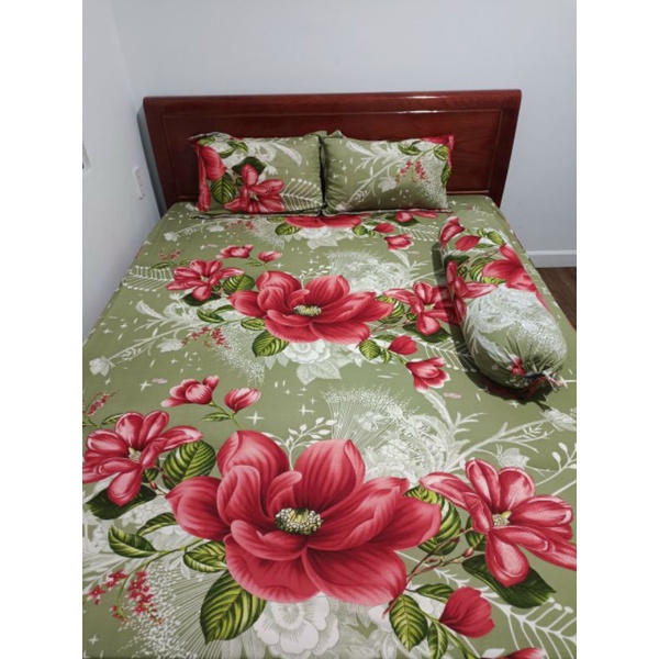 Bộ drap thun hàn quốc 4 món 1m8x2m inbox lựa mẫu
