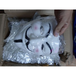 Mặt nạ hacker anonymous màu trắng cực đẹp