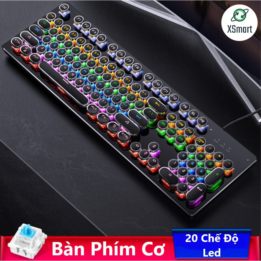 Bàn Phím Cơ Gaming Cho PC, Laptop Cao Cấp T907 Esports Pro Nâng Cấp Có 20 Chế Độ Led RGB Khác Nhau Chiến Mọi Game | BigBuy360 - bigbuy360.vn