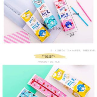 Túi Đựng Bút Hình Hộp Sữa Bơ/ Milk/ Avocado