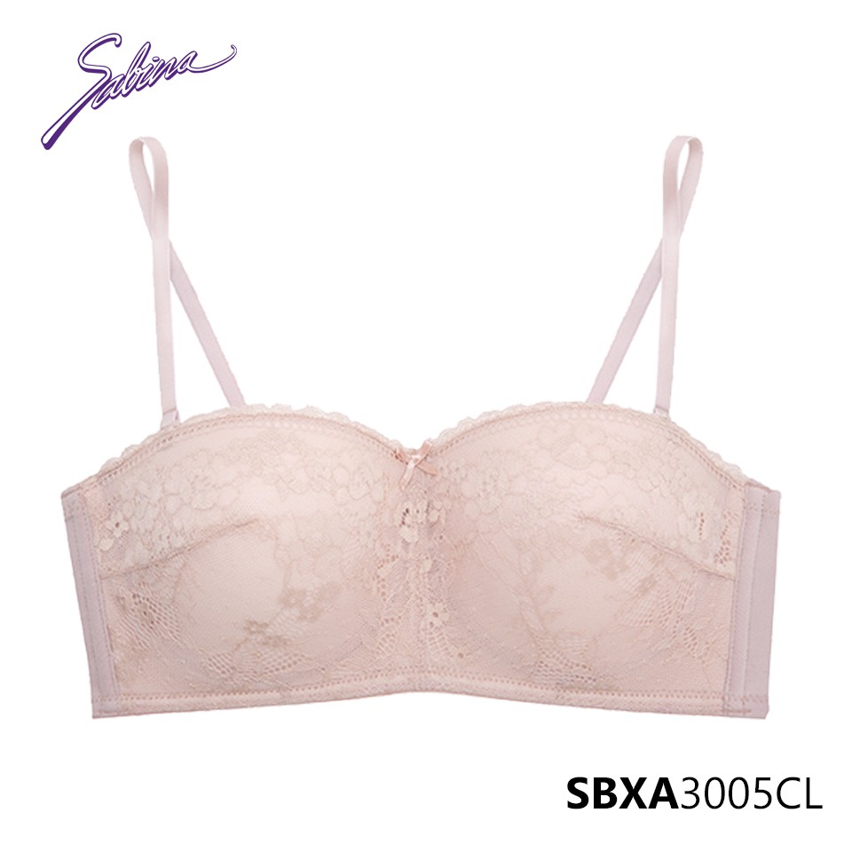 Combo Áo Lót Cúp Ngang Mút Dày Nâng Ngực Phối Ren Và Quần Đồng Bộ Màu Da Doomm Doomm By Sabina SBXA3005CL+SUXA3005CL | BigBuy360 - bigbuy360.vn